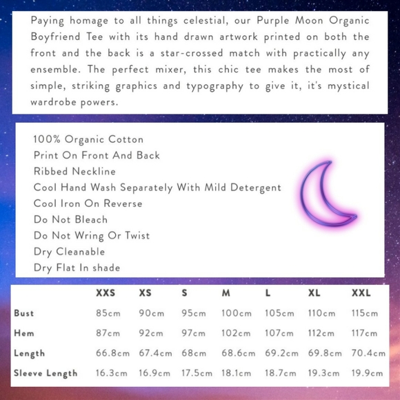 Spell purple moon tee - Picture 6 of 13